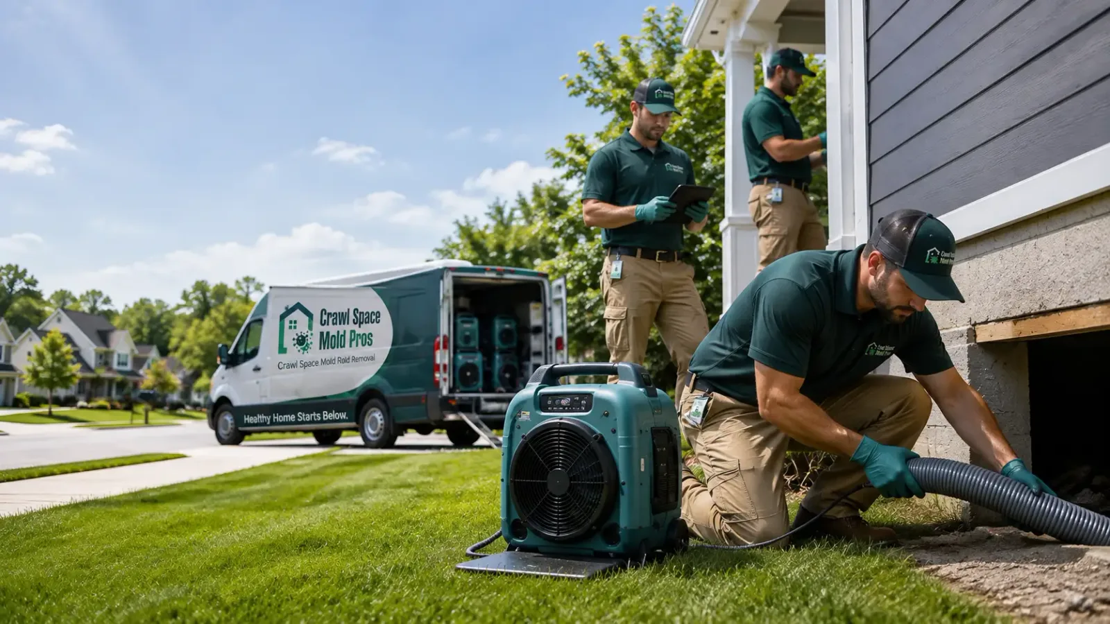 Crawl Space Mold Removal in Waggoner, IL